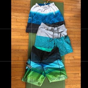 Men’s Swim / Athletic Trunks x 3